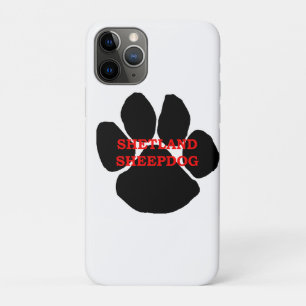 Case-Mate iPhone Case Nom de Shetland Sheepdog Patte
