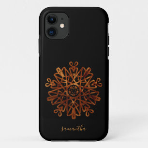 Case-Mate iPhone Case Nom de signature personnalisé Doré Orné