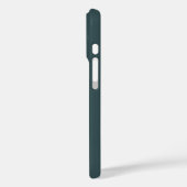 Coques Case-Mate iPhone Nom de style moderne | Bleu gris (Verso / Gauche)