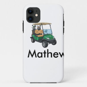 Case-Mate iPhone Case Nom de voiture de golf verte cadeaux de sport pour