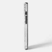 Coques Case-Mate iPhone Nom des fleurs bourguignonnes argentées (Verso / Gauche)