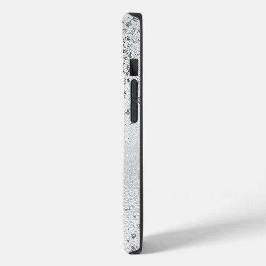 Coques Case-Mate iPhone Nom des fleurs bourguignonnes argentées (Verso / Gauche)