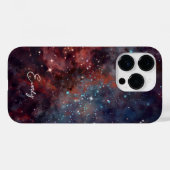 Coques Case-Mate iPhone nom des galaxies nocturnes (Verso (horizontal))