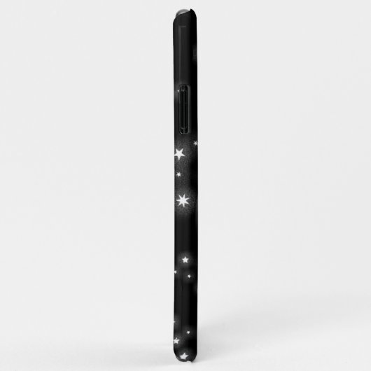 Coques Case-Mate iPhone Nom des garçons noirs de la fusée spatiale (Dos/Droite)