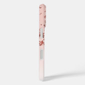 Coques Case-Mate iPhone Nom d'étoile rose rousse rose (Verso / Droite)