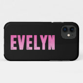 Coques Case-Mate iPhone Nom d'Evelyn (Dos (Horizontal))