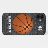Coques Case-Mate iPhone Nom du basket-ball (Dos (Horizontal))