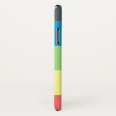 Coques Case-Mate iPhone Nom du bloc de couleur vive (Dos/Droite)