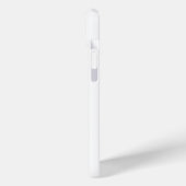 Coques Case-Mate iPhone Nom du maillot blanc et rouge profond Numéro perso (Verso / Gauche)