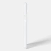Coques Case-Mate iPhone Nom du maillot blanc et rouge profond Numéro perso (Verso / Droite)