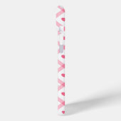 Coques Case-Mate iPhone Nom du monogramme Cute Girly Pink Heart (Verso / Gauche)