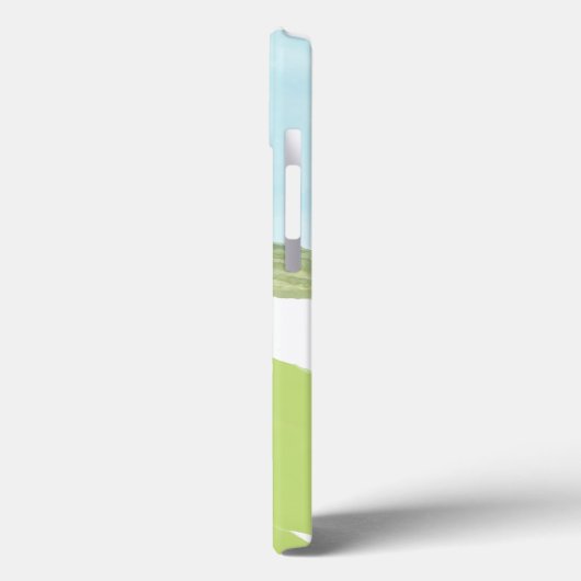 Coques Case-Mate iPhone Nom du monogramme de la scène de golf (Verso / Gauche)