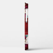 Coques Case-Mate iPhone Nom du monogramme Elégant Floral Botanical Rustic  (Verso / Gauche)