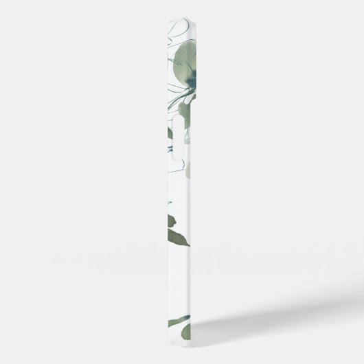 Coques Case-Mate iPhone Nom du monogramme Eucalyptus (Verso / Droite)