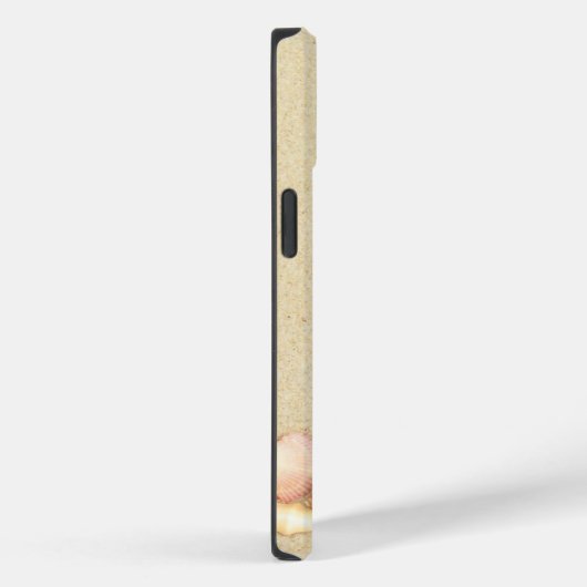 Coques Case-Mate iPhone Nom du monogramme Marches de sable (Verso / Droite)