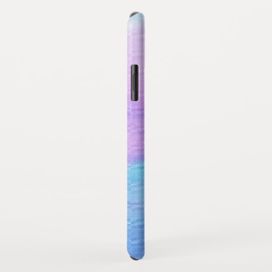 Coques Case-Mate iPhone Nom du monogramme Pastel Purple Pink (Dos/Droite)