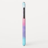 Coques Case-Mate iPhone Nom du monogramme Pastel Purple Pink (Dos/Gauche)