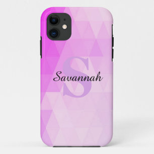 Case-Mate iPhone Case Nom du monogramme personnalisé iPhone géométriq