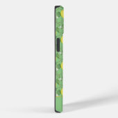 Coques Case-Mate iPhone Nom du motif jaune citron (Verso / Droite)