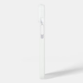 Coques Case-Mate iPhone Nom du script de calligraphie élégante rose blanch (Verso / Gauche)