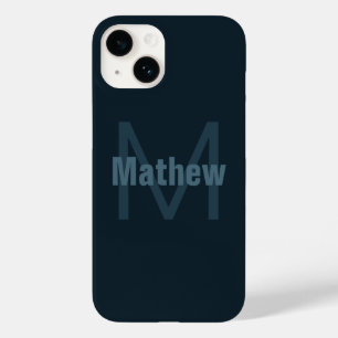 Coque Pour iPhone 14 Nom éditable moderne