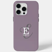 Coques Case-Mate iPhone Nom élégant unique et typographie de monogramme vi (Verso)