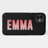 Coques Case-Mate iPhone Nom Emma (Dos (Horizontal))