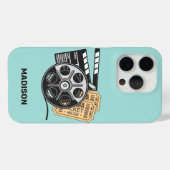 Coques Case-Mate iPhone Nom et couleur personnalisés (Verso (horizontal))