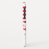 Coques Case-Mate iPhone Nom et état personnalisés| Grunge US American Flag (Dos/Gauche)