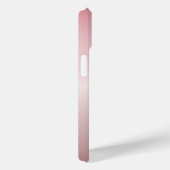 Coques Case-Mate iPhone Nom et monogramme | Soft FAUX Rose Gold Blush (Verso / Droite)