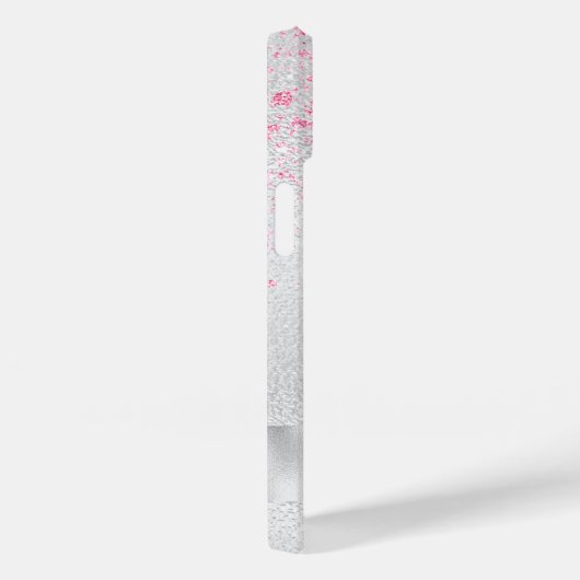 Coques Case-Mate iPhone Nom étincelant de parties scintillant rose argent (Verso / Droite)