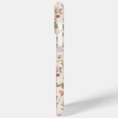 Coques Case-Mate iPhone Nom floral aquarelle botanique rose (Verso / Gauche)
