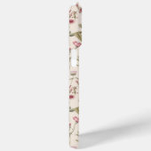 Coques Case-Mate iPhone Nom floral aquarelle botanique rose (Verso / Droite)