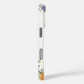 Coques Case-Mate iPhone Nom floral élégant personnalisé (Verso / Droite)