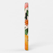 Coques Case-Mate iPhone Nom floral tropical de printemps (Dos/Droite)