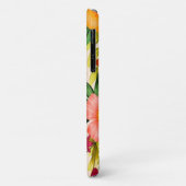 Coques Case-Mate iPhone Nom floral tropical de printemps (Dos/Gauche)