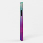 Coques Case-Mate iPhone Nom girly monogrammé d'art pop rose funky violet (Dos/Droite)