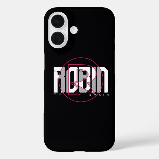 Coques Case-Mate iPhone Nom graphique Robin Hi-Tech (Verso)