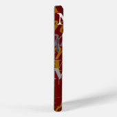 Coques Case-Mate iPhone Nom initial du motif (Verso / Droite)