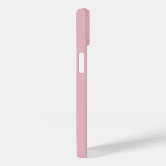 Coques Case-Mate iPhone Nom initial rose Conception de monogramme personna (Verso / Droite)