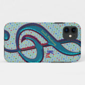 Coques Case-Mate iPhone nom initiales clave note musicale (Dos (Horizontal))