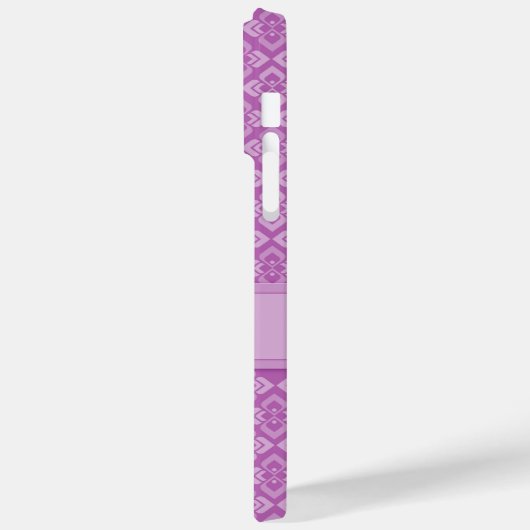 Coques Case-Mate iPhone Nom inspiré de la couture violet (Verso / Gauche)