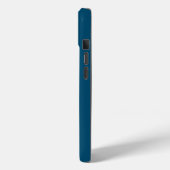 Coques Case-Mate iPhone Nom Lumière personnalisée sur Ocean Blue (Verso / Gauche)