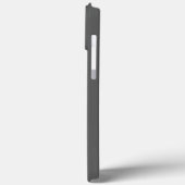 Coques Case-Mate iPhone Nom manuscrit Black Metal Parties scintillant Look (Verso / Gauche)