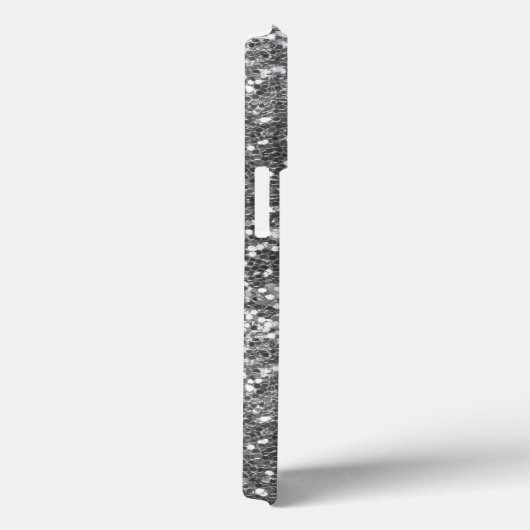 Coques Case-Mate iPhone Nom manuscrit Graphite Diamond Parties scintillant (Verso / Droite)