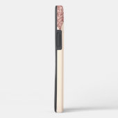 Coques Case-Mate iPhone Nom manuscrit Rose Gold Metal Parties scintillant  (Verso / Droite)
