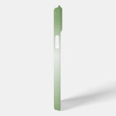 Coques Case-Mate iPhone Nom manuscrit vert fractal moderne (Verso / Droite)