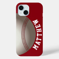 Nom moderne Red Baseball