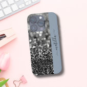 Coques Case-Mate iPhone Nom MODIFICATIF Parties scintillant Bokeh graphite