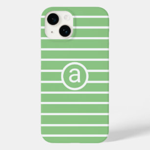 Coque Pour iPhone 14 Nom monochromatique de sage élégant à motif blanc